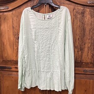 Old Navy Mint Green Blouse